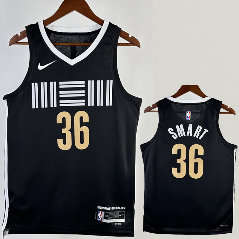 23-24 Grizzlies SMART #23 Black City Edition To...