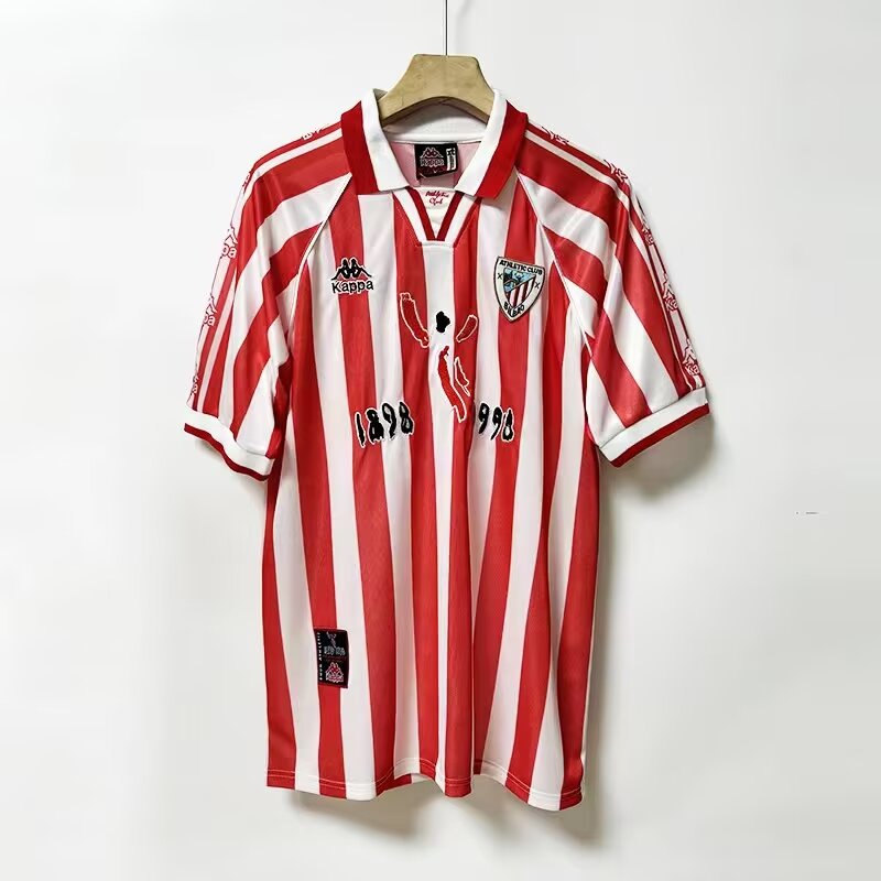 1997/1998 Bilbao  Home  Fans 1:1 Quality Retro Soccer Jersey