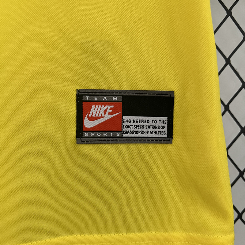 1998 Brazil Home Kids Retro Soccer Jersey