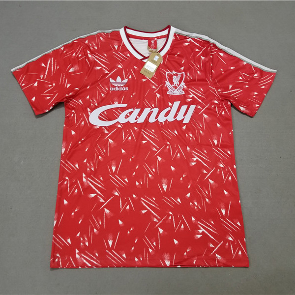 1989-1991 LIV Home Retro Soccer Jersey
