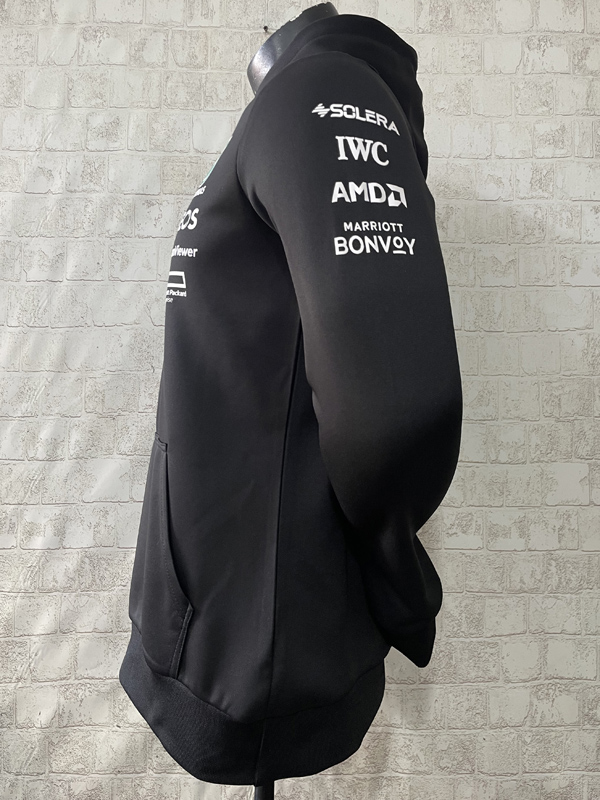2025 F1 Mercedes Black Hoody(有帽卫衣)