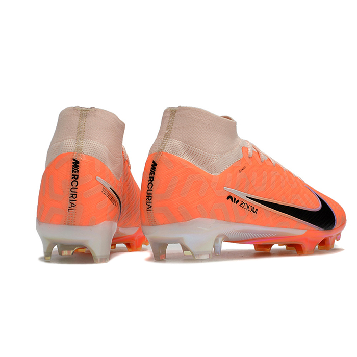Air Zoom Mercurial Superfly IX Elite FG High Soccer Shoes-Orange/Gray-2274671