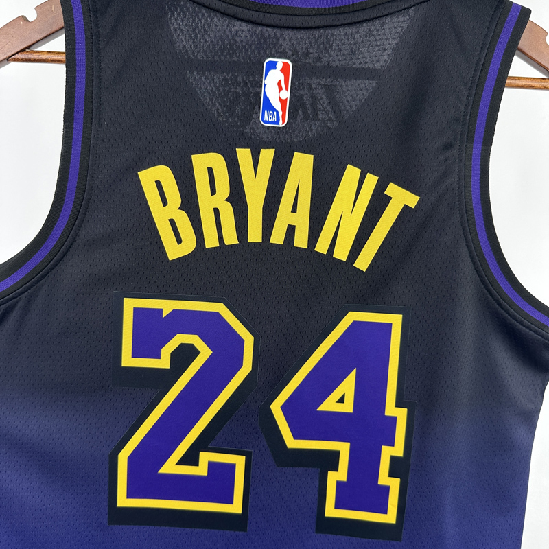 24-25 LAKERS BRYANT #24 Royal blue City Edition Top Quality Hot Pressing NBA Jersey