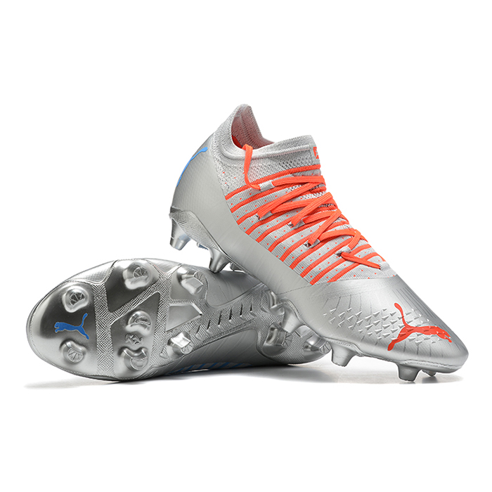 Neymar Future Z 1.3 Teazer FG Soccer Shoes-Silver/Blue-5369189