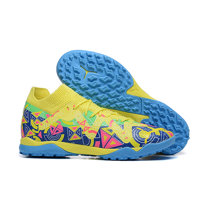 Ultra Ultimate TF Soccer Shoes-Yellow/Blue-8181660