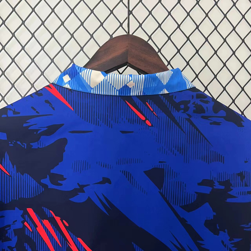 24-25  England Royal blue & Blue Double Sided Windbreaker (双面风衣)