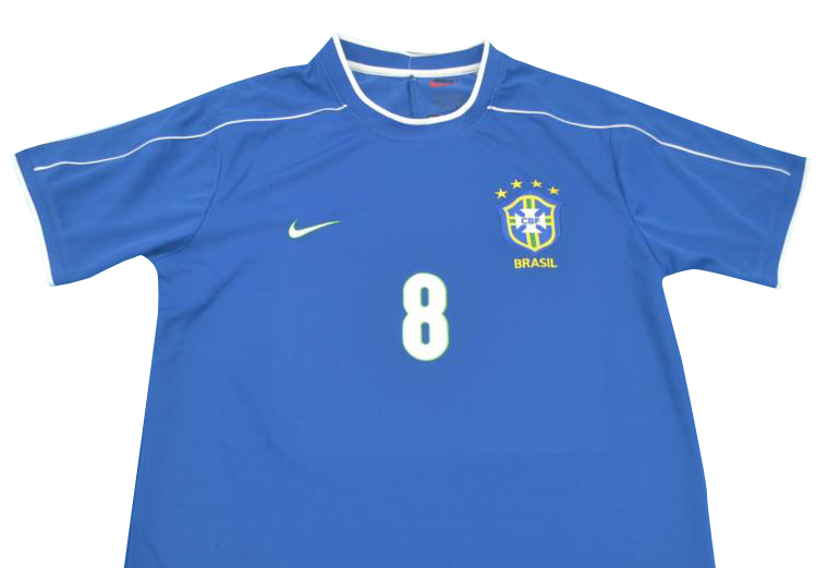 1998 Brazil Away Retro Soccer Jersey