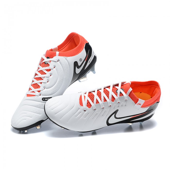 Tiempo Legend 10 Elite FG Soccer Shoes-White/Black-5812832