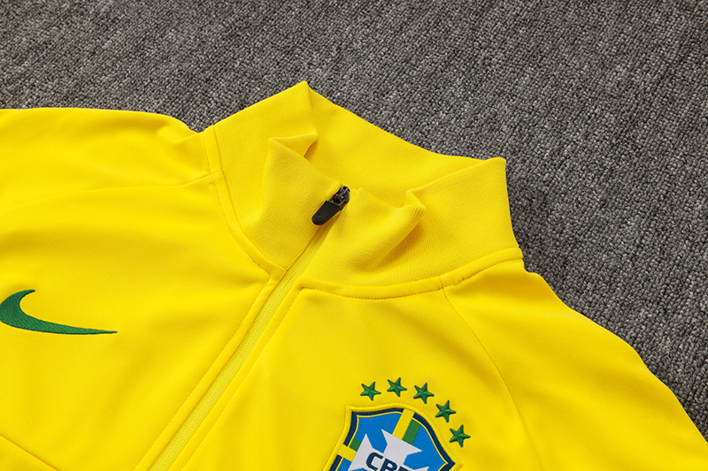 24-25 Brazil Yellow Jacket Tracksuit