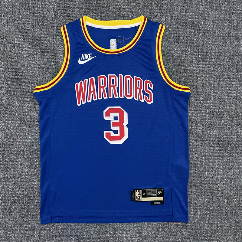Warriors POOLE #3 Blue 75th Anniversary Retro N...