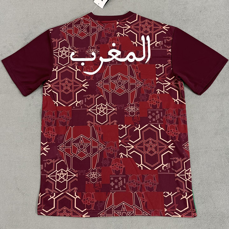 24-25 Morocco Red Training shirts