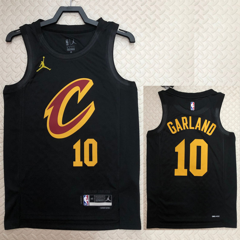 22-23 Cleveland Cavaliers CARLAND #10 Black Top...