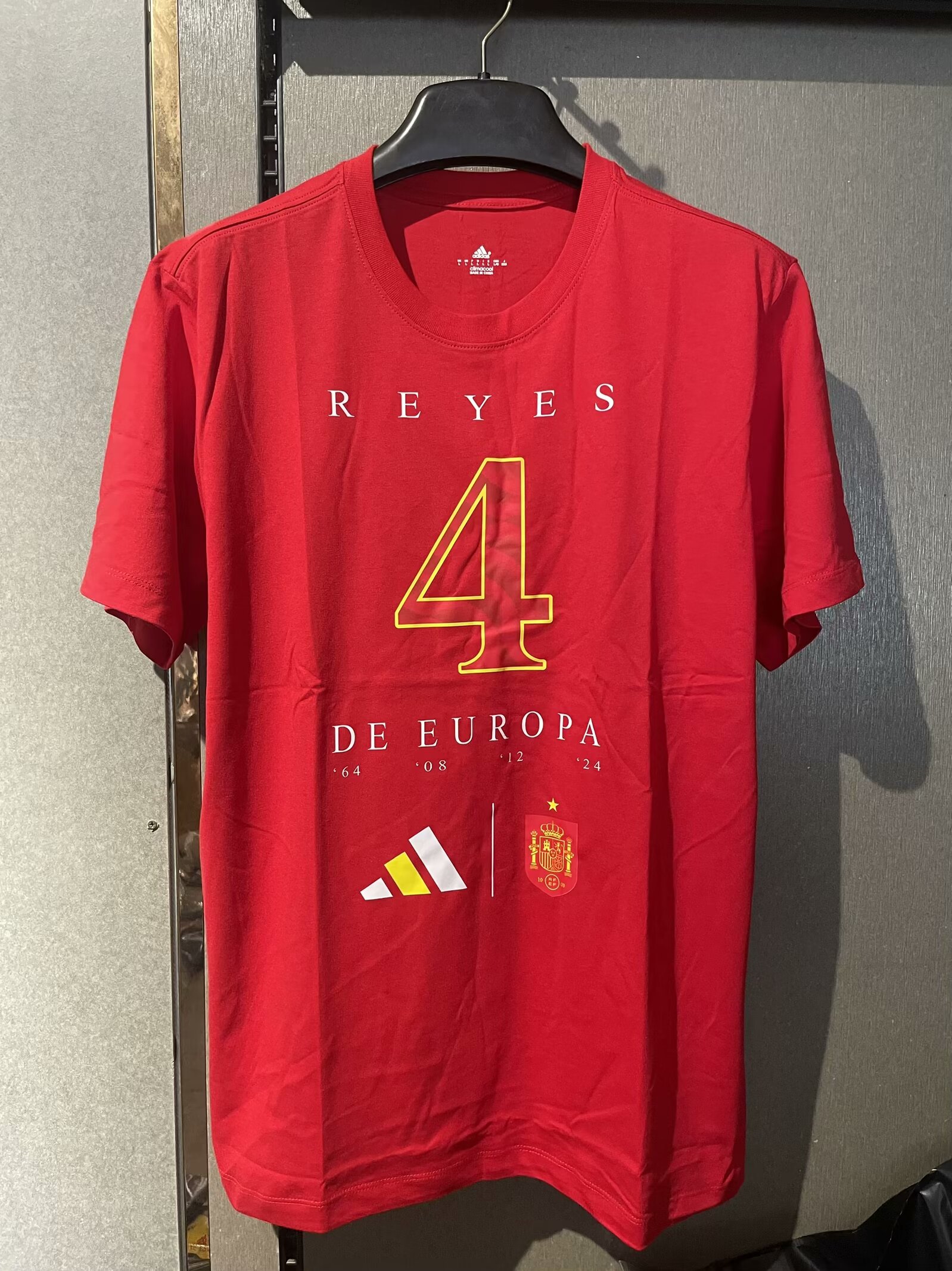 24-25 Spain Red High Quality Casual T-Shirt