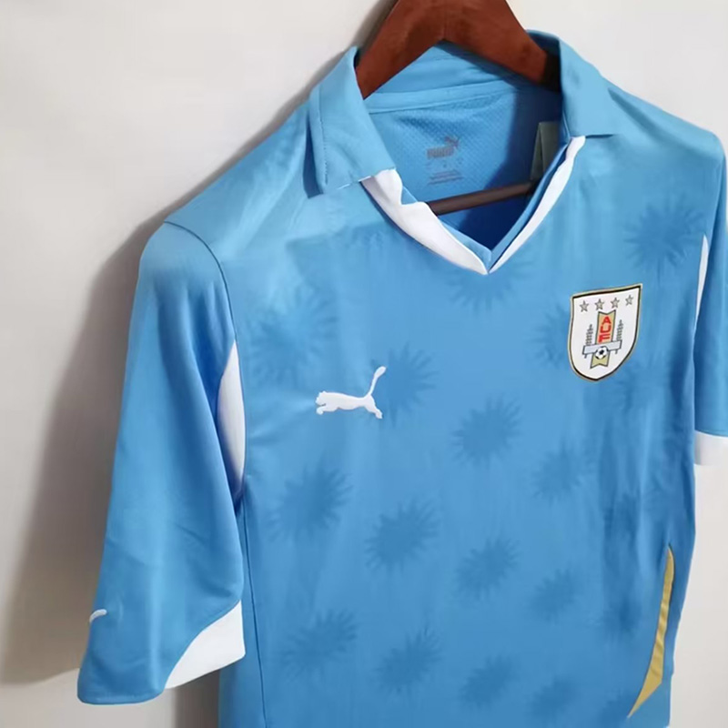 2010 Uruguay Home Retro Soccer Jersey