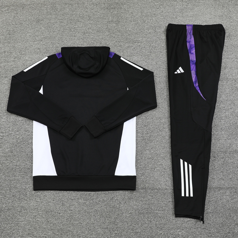 24-25 RMA Black Hoodie Tracksuit (卫衣套装)