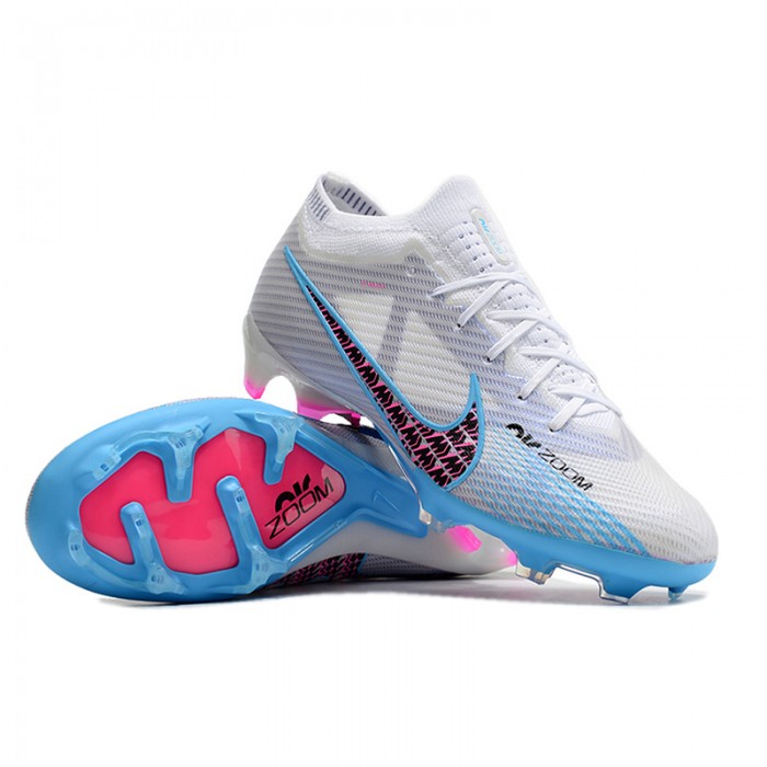 Air Zoom Mercurial Vapor XV Elite FG Soccer Shoes-White/Blue-6403419