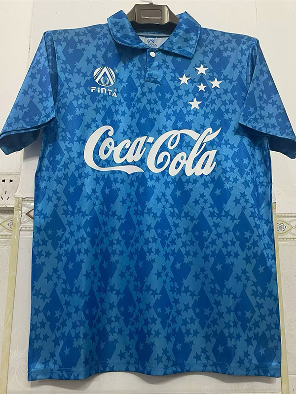 1993-1994 Cruzeiro Home Retro Soccer Jersey