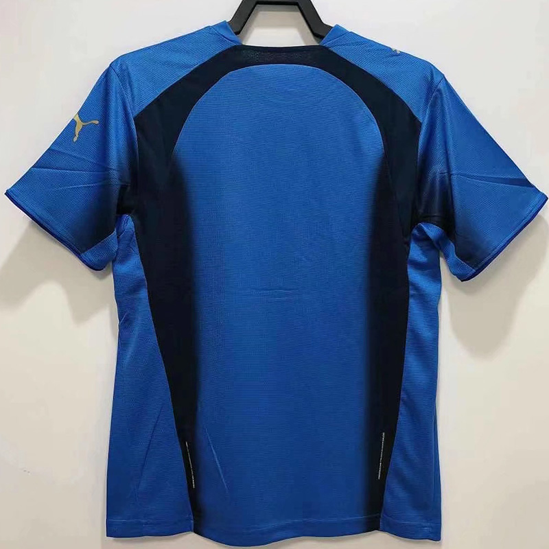 2006 Italy Home Blue Retro Soccer Jersey