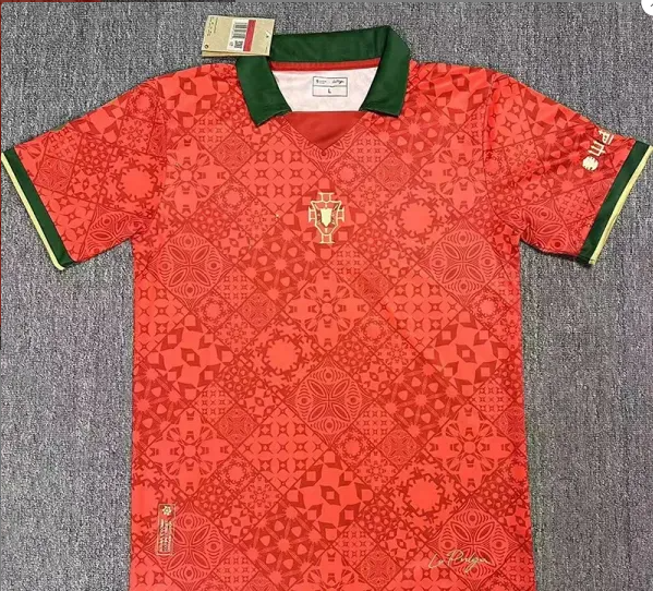 24-25 Portugal Comma Red Special Edition Fans Soccer Jersey