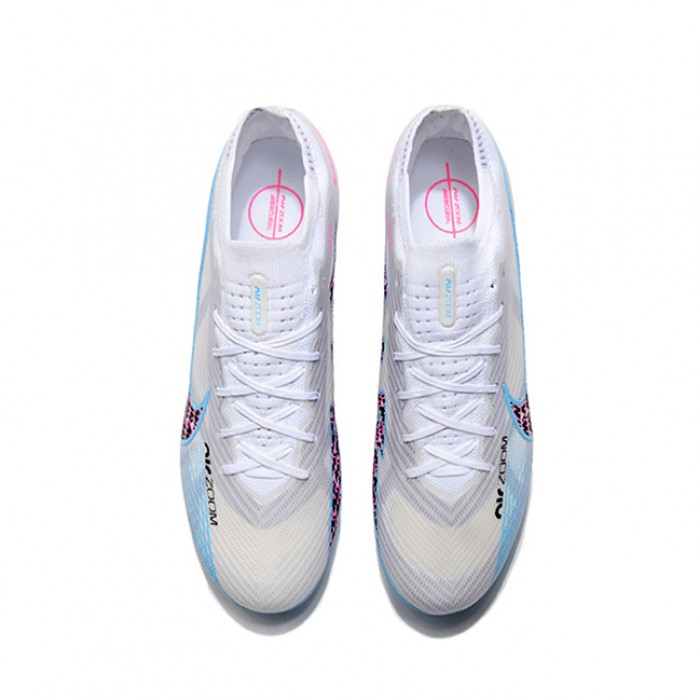 Air Zoom Mercurial Vapor XV Elite FG Soccer Shoes-White/Blue-6403419