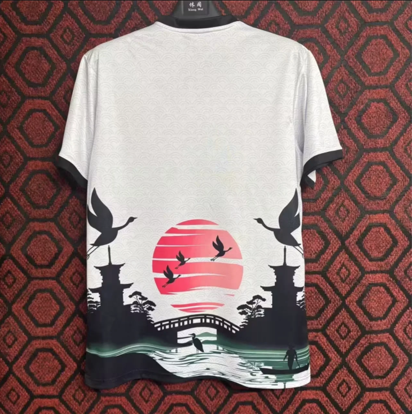 24-25 Japan White Special Edition Fans Soccer Jersey *鬼武者