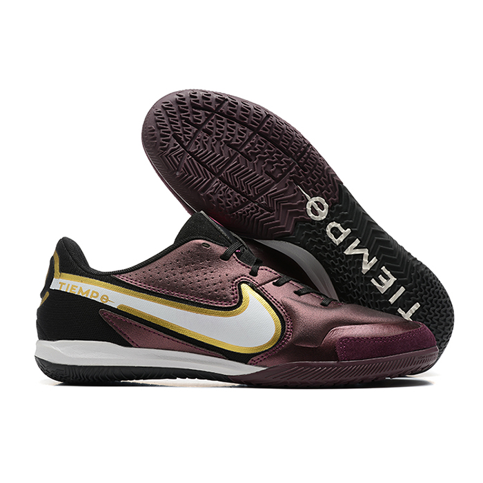 Tiempo Legend 9 TF Soccer Shoes-Wine Red/Black-6859270