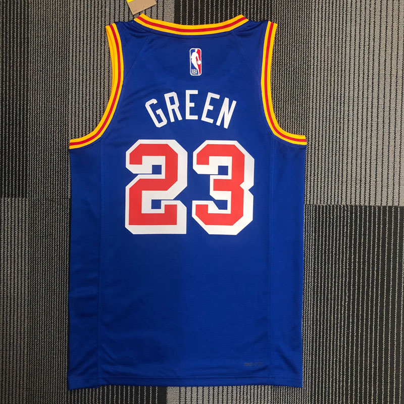 WARRIORS GREEN #23 Blue 75th Anniversary Retro ...