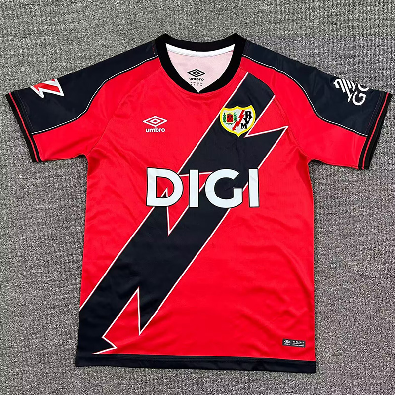 25-26 Rayo Vallecano Away Fans Soccer Jersey