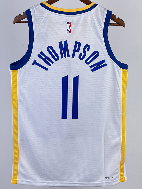 22-23 WARRIORS THOMPSON #11 White Top Quality H...