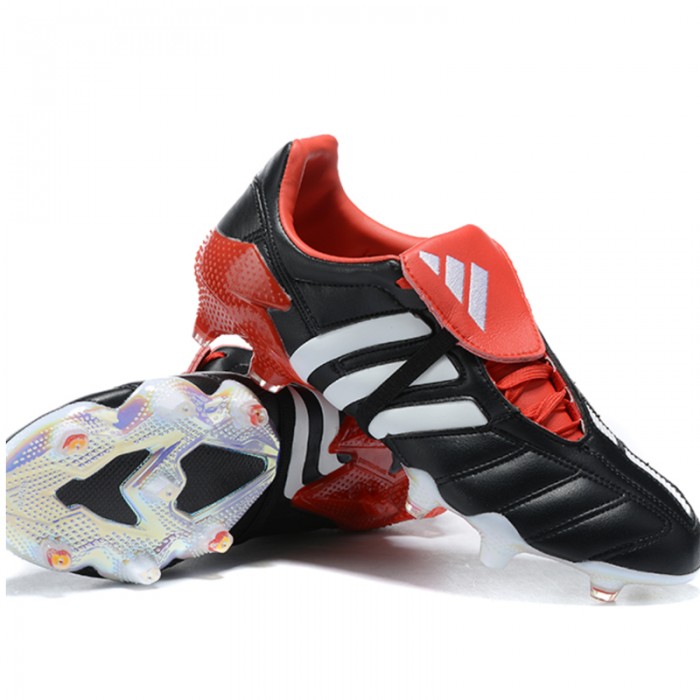 PREDATOR ACCURACY+ FG BOOTS Soccer Shoes-Black/White-6088684