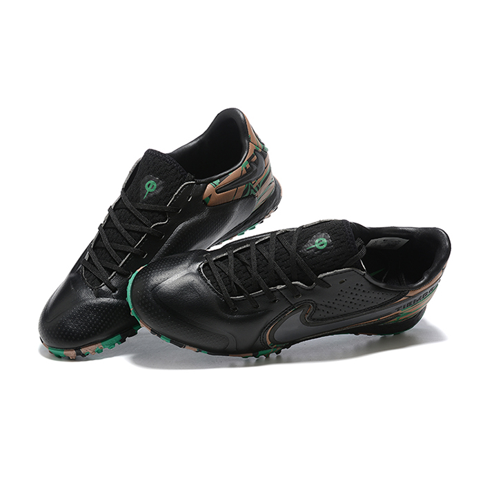 Streetgato Soccer Shoes-Black/Green-6261817