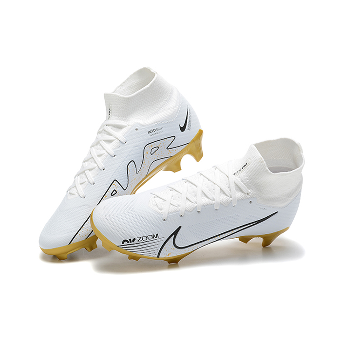 Air Zoom Mercurial Superfly IX Elite FG Lucent Pack High Soccer Shoes-White/Yellow-9629209