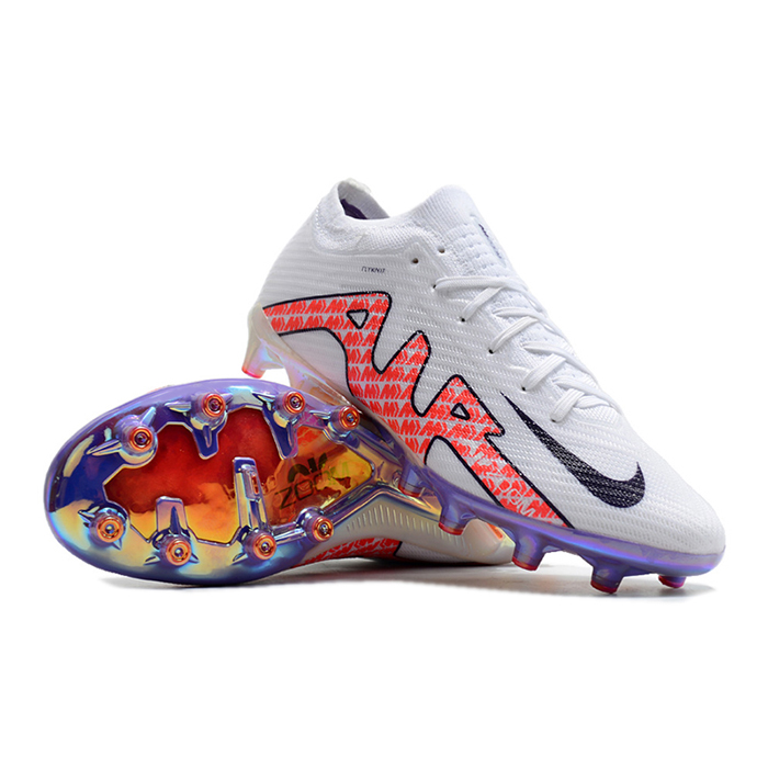 Air Zoom Mercurial Vapor XV Elite AG Soccer Shoes-White/Red-6689619
