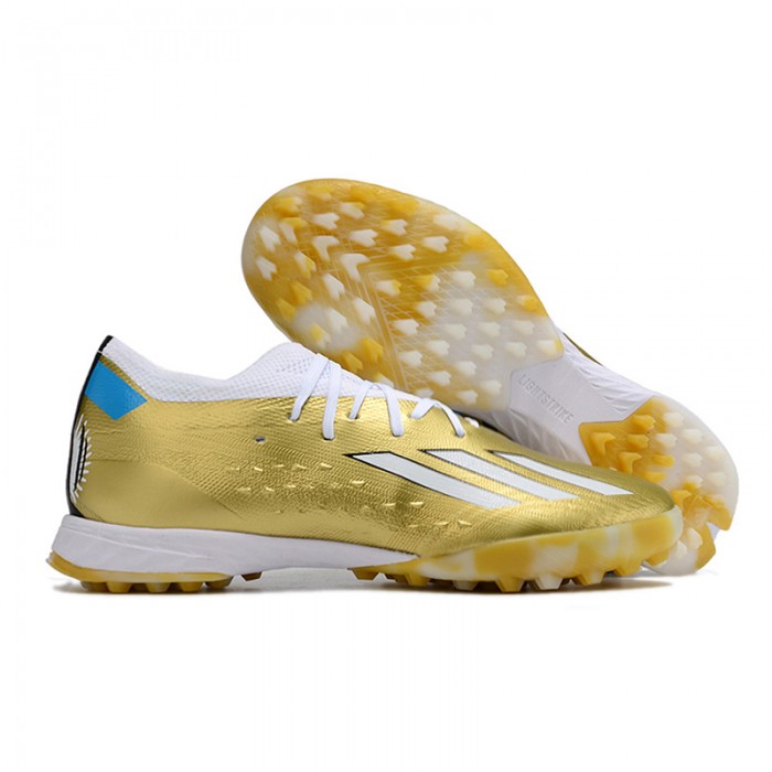 X Speedportal.1 TF Soccer Shoes-Gold/White-8757157