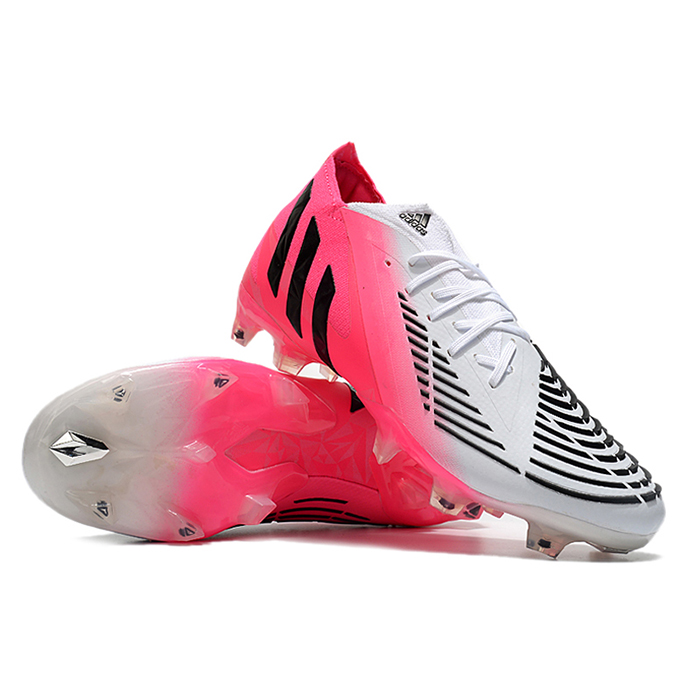 Predator Edge Geometric.1 FG Soccer Shoes-White/Pink-9841242