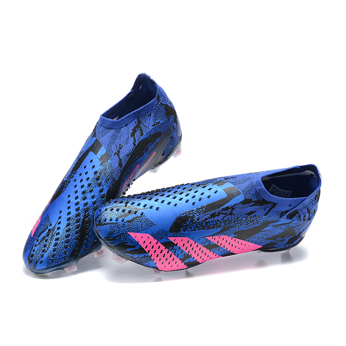 PREDATOR ACCURACY+ FG BOOTS High Soccer Shoes-Blue/Pink-1267448