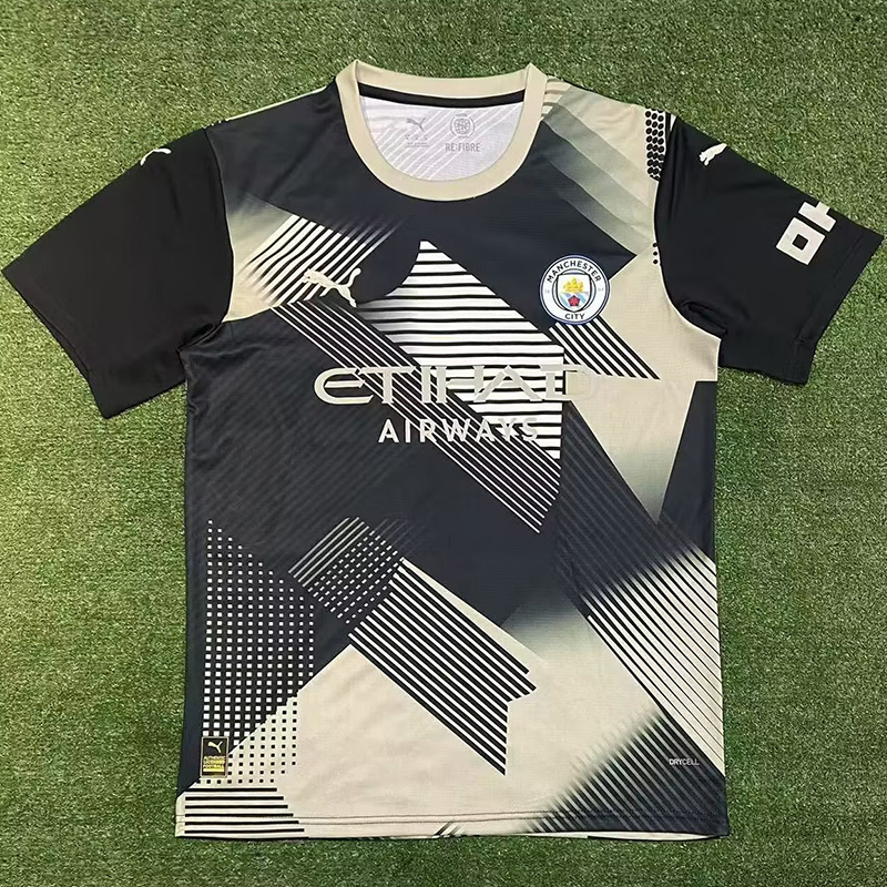 25-26 Man City Black Yellow Concept Edition Training shirts
