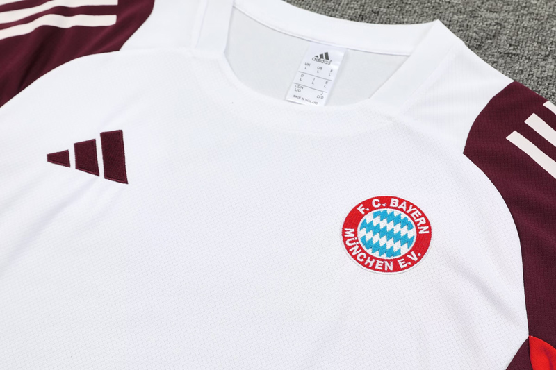 24-25 Bayern White Training Short Suit