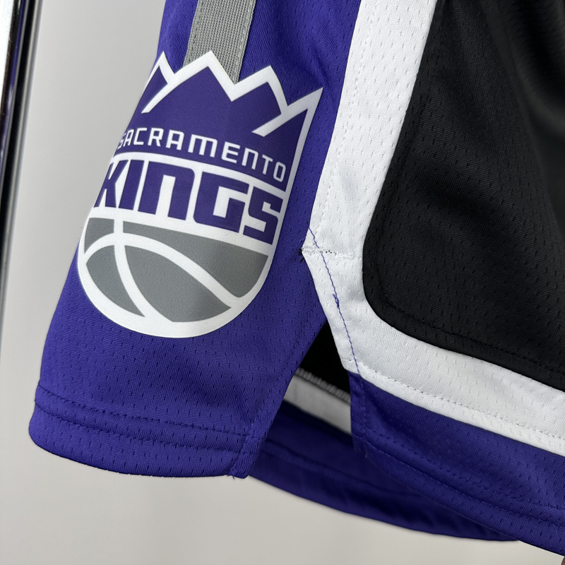 23-24 Kings Black Away Top Quality NBA Pants