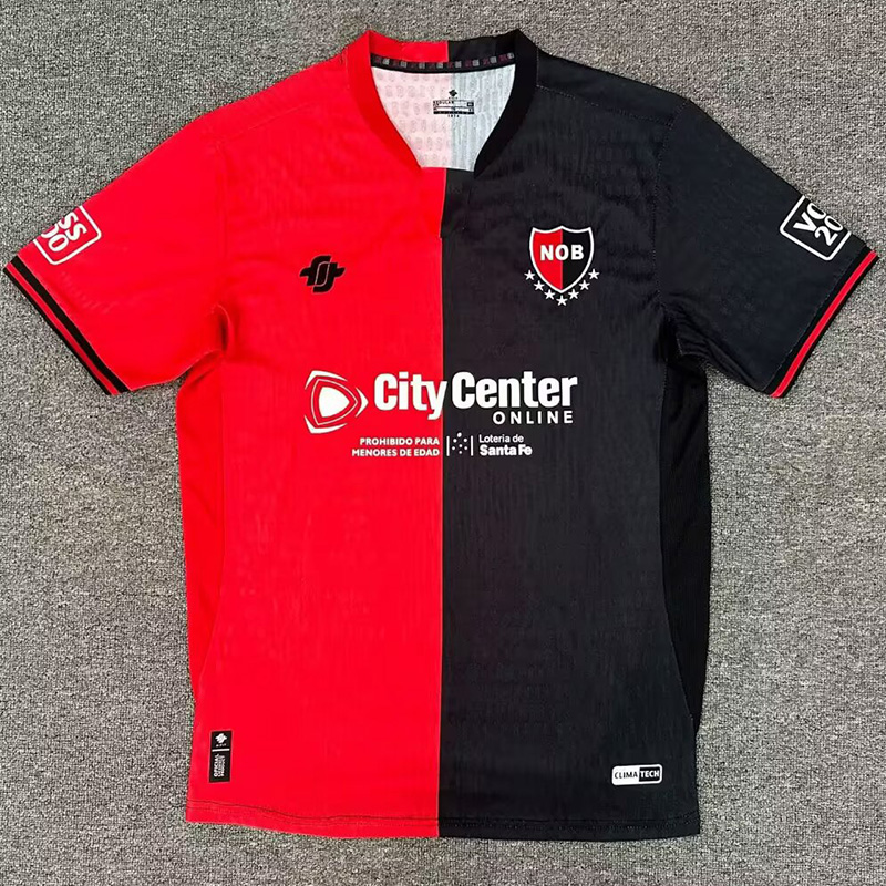 25-26 Newell's Old Boys Home Fans Soccer Jersey