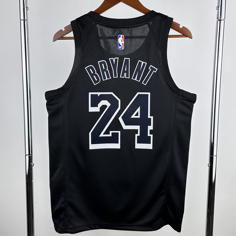 LAKERS BRYANT #24 Black Top Quality Hot Pressing NBA Jersey (荣耀版)