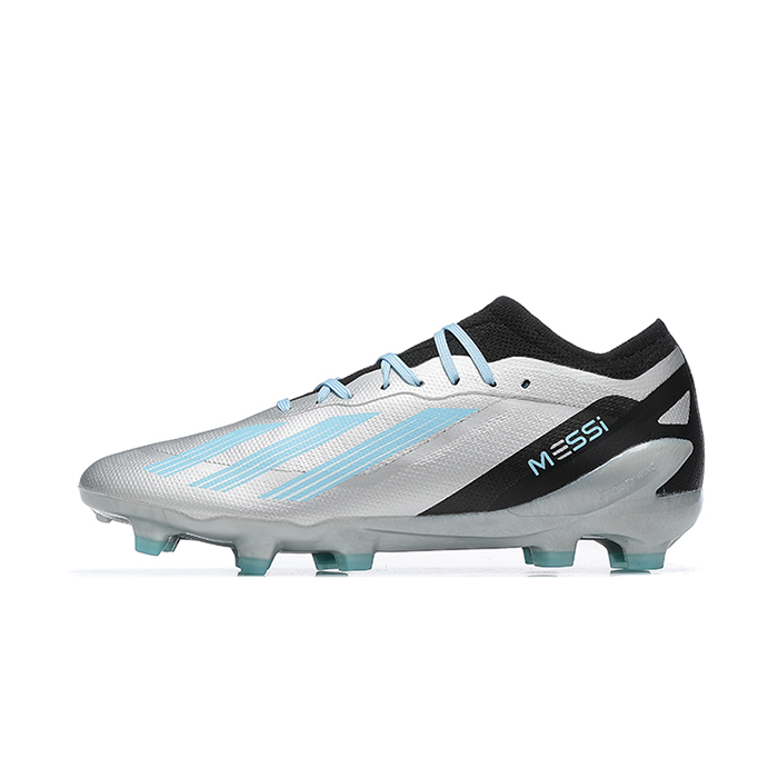 23 crazyfast.1 FG Soccer Shoes-Silver/Black-1066486