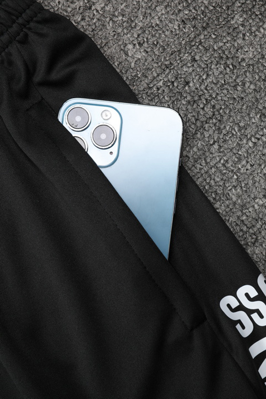 24-25 Napoli Blue Black Half Pull Tracksuit (半拉链)