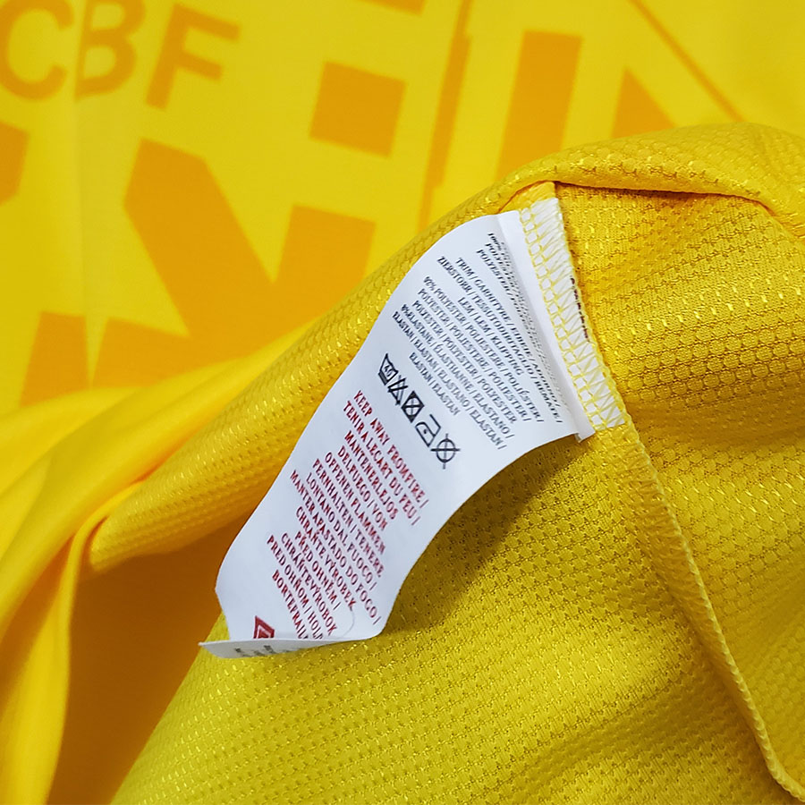 1993-1994 Brazil Home Yellow Retro Soccer Jersey