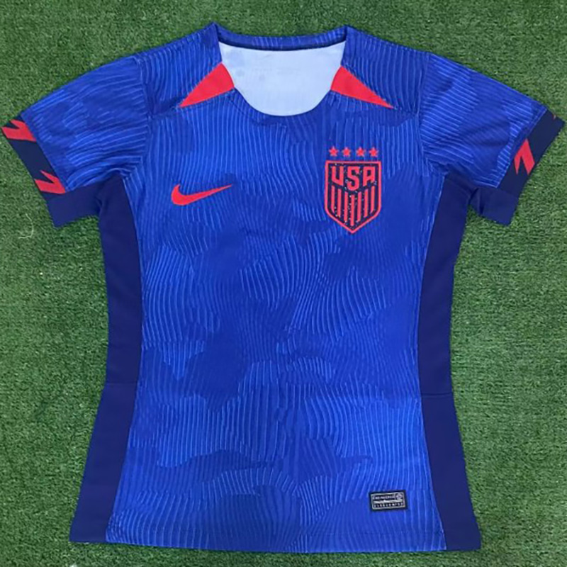 2023 USA Away W World Cup Women Soccer Jersey ...