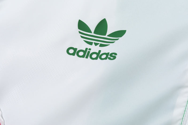 24-25 Mexico White-Green Windbreaker