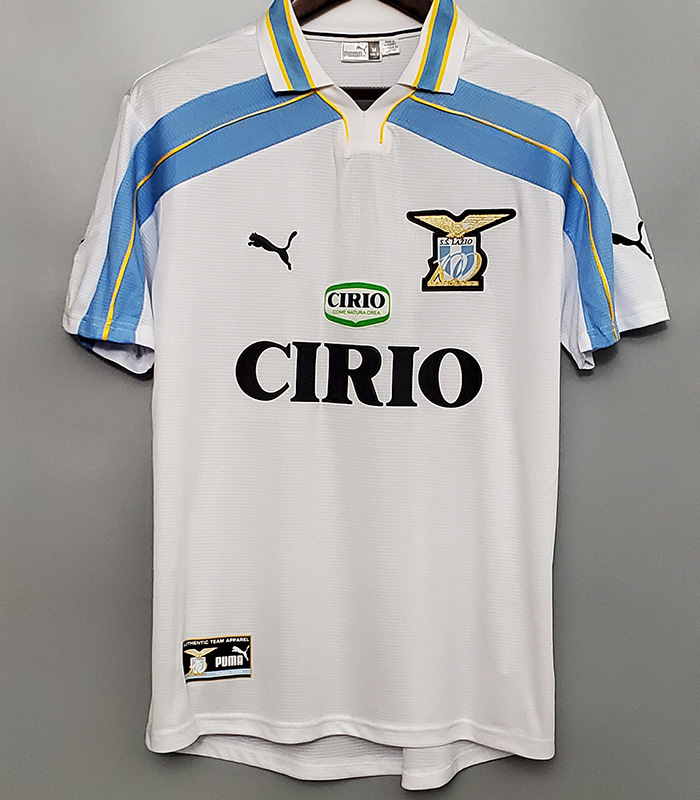 1998-2000 Lazio Away Retro Soccer Jersey