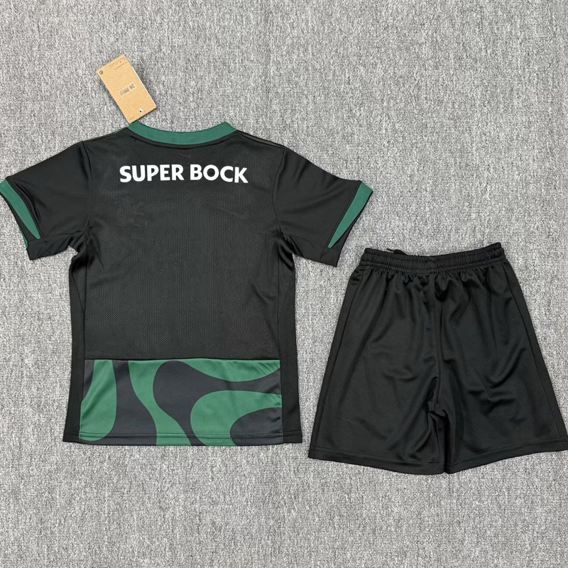 25-26 Sporting Lisbon Third Kids Soccer Jersey