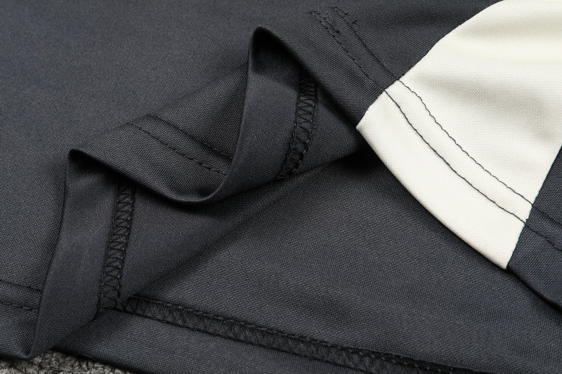 24-25 Man Utd Dark gray Kids Half Pull Tracksuit (童装)(半拉链)