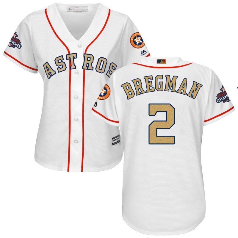 Houston Astros Women's baseball jersey BREGMAN 2